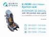 Quinta Studio QR+72038 K-36DM (initial release) ejection seat (for Su-17M3/M4/UM3/22, Su-24, MiG-29 9-12 Early aircraft) (All kits) 1/72